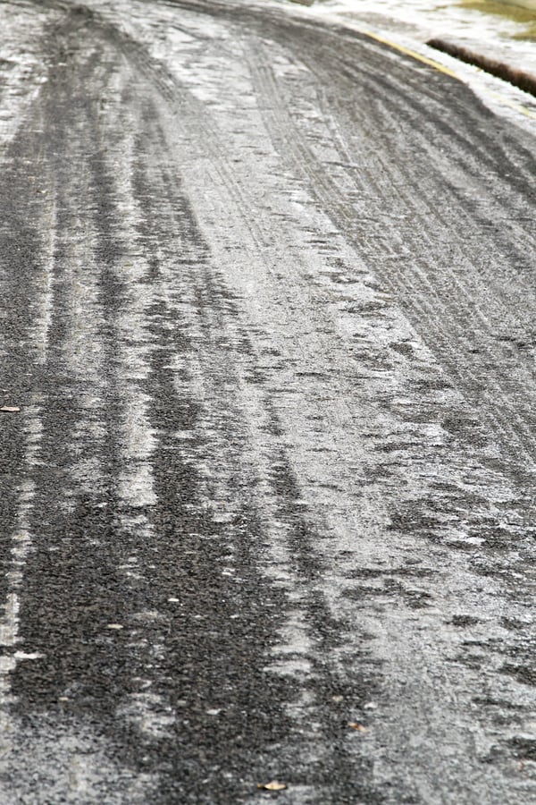 Icy road